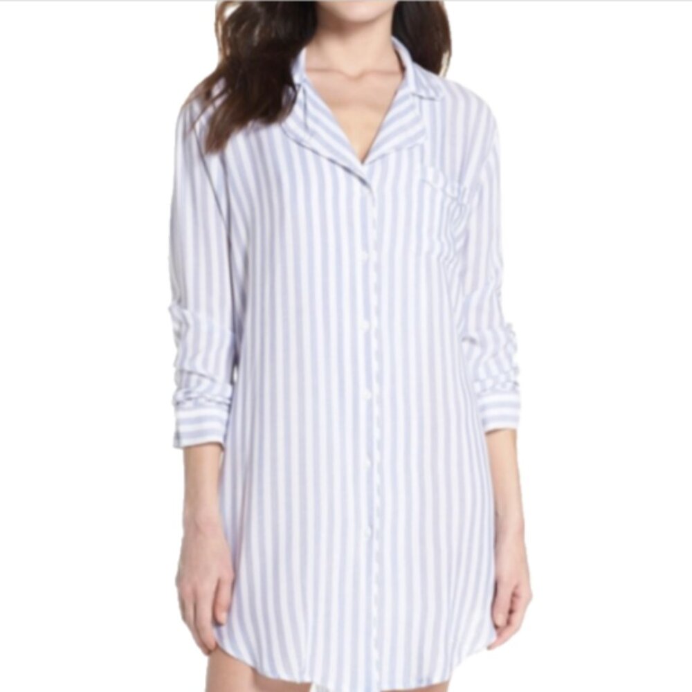 Rails Women's Size Large Bermuda Stripe Button Up… - image 1